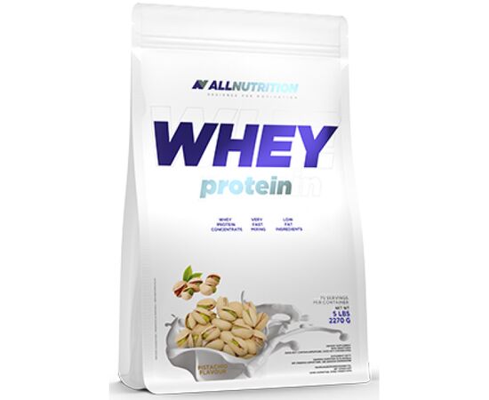 Придбати Сироватковий протеїн Whey Protein - 2200g Pistachio (Фісташки) - All Nutrition, image , характеристики, відгуки