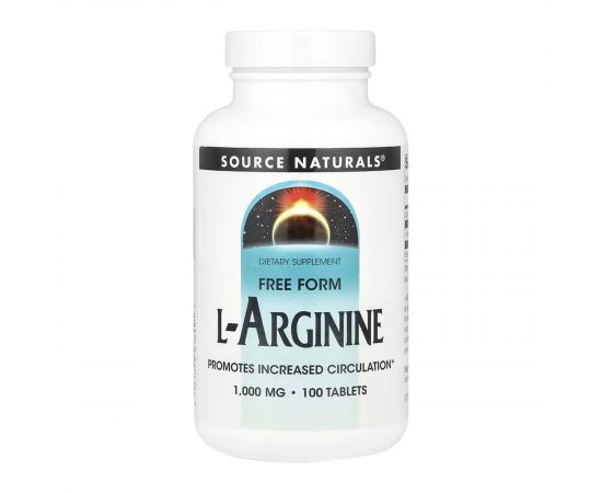 Придбати L-Arginine 1000 mg - 100 tabs, image , характеристики, відгуки