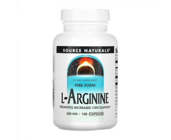 Придбати L-Arginine 500 mg - 100 tabs, image , характеристики, відгуки
