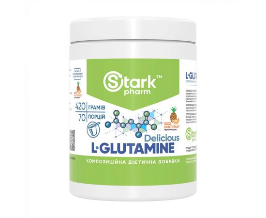 Придбати L-Glutamine Delicious - 420g Multi Fruit, image , характеристики, відгуки