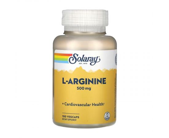 Придбати L-Arginine Free Form 500mg - 100 vcaps, image , характеристики, відгуки