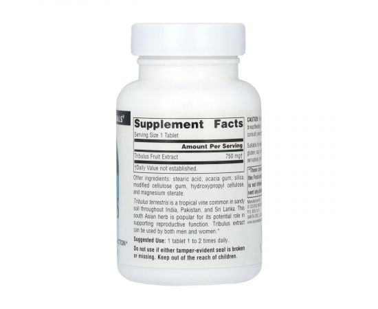 Придбати Tribulus Extract 750mg - 60 tabs, image , зображення 2, характеристики, відгуки
