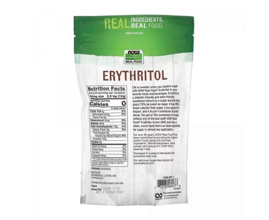 Придбати Erythritol - 454g, image , зображення 2, характеристики, відгуки