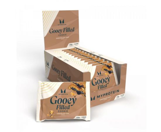 Придбати Protein Filled Cookie - 12x75g Chocolate Chip, image , характеристики, відгуки