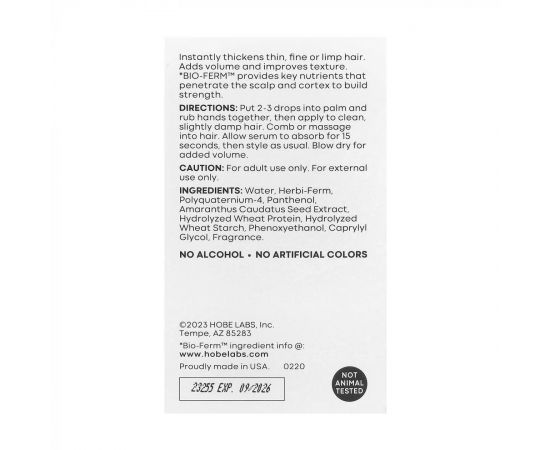 Купить Hair Thickening Serum - 59 ml, фото , изображение 3, характеристики, отзывы