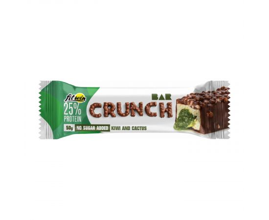 Придбати Crunch Bar - 12x50g Kiwi and Cactus, image , характеристики, відгуки
