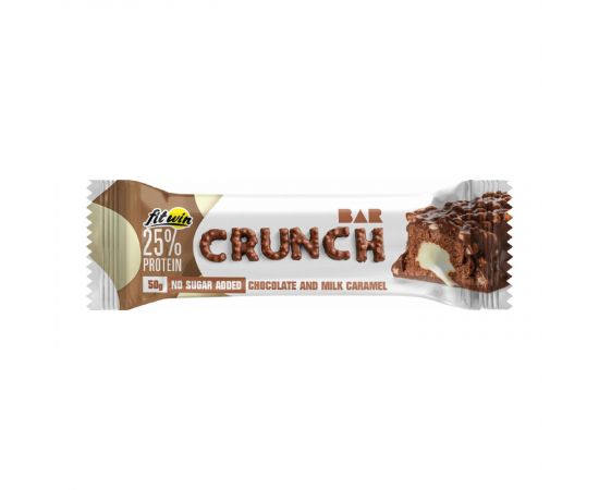 Купить Crunch Bar - 12x50g Chocolate and Milk Caramel, фото , характеристики, отзывы