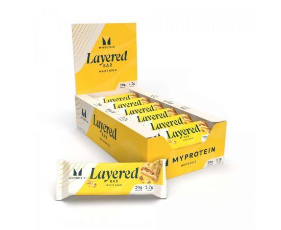 Придбати Layered Bar - 12x60g White Gold, image , характеристики, відгуки