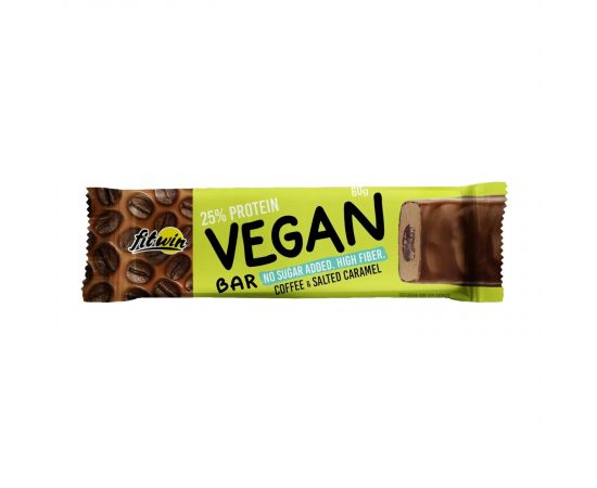 Придбати Vegan Bar - 12x60g Coffee & Salted Caramel, image , характеристики, відгуки