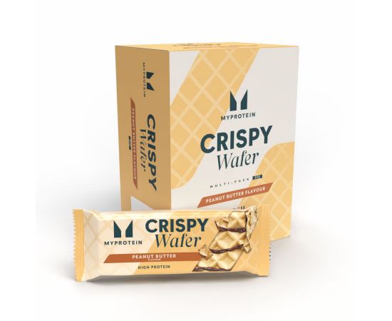 Придбати Crispy Wafer - 10x40g Peanut Butter, image , характеристики, відгуки