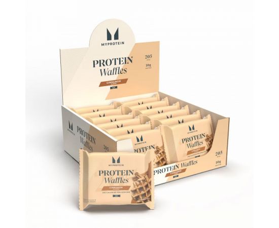 Придбати Protein Waffles - 12x50g Cinnamon, image , характеристики, відгуки