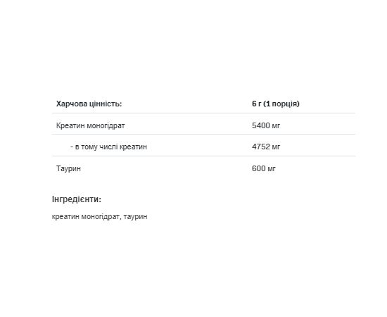 Придбати Creatine Muscle Max - 250g Raspberry, image , зображення 2, характеристики, відгуки