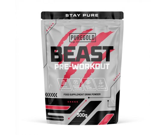 Придбати Beast Pre-Workout - 300g Cherry, image , характеристики, відгуки
