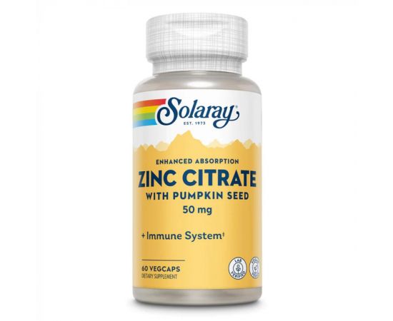 Придбати Zinc Citrate 50mg - 60 vcaps, image , характеристики, відгуки