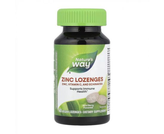 Придбати Zinc - 60 lozenges, image , характеристики, відгуки