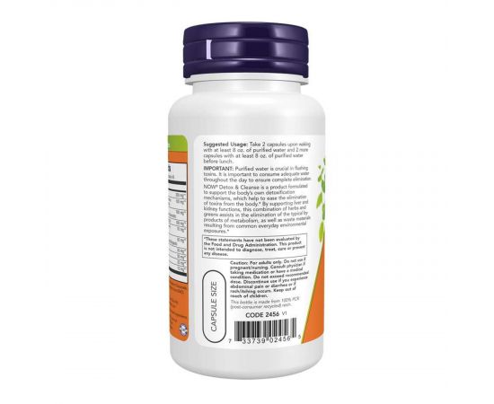 Придбати Detox & Cleanse - 90 caps, image , зображення 3, характеристики, відгуки