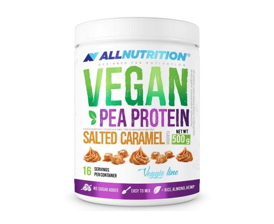 Купить Vegan Pea Protein 500g - Salted Caramel, фото , характеристики, отзывы
