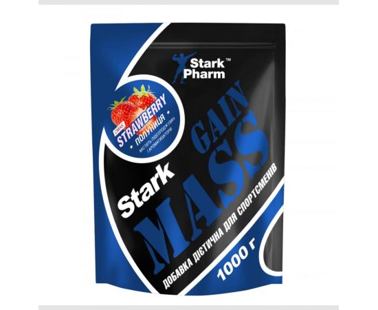 Купить Stark Gain Mass Ostrowia Whey - 1000g Strawberry, фото , характеристики, отзывы