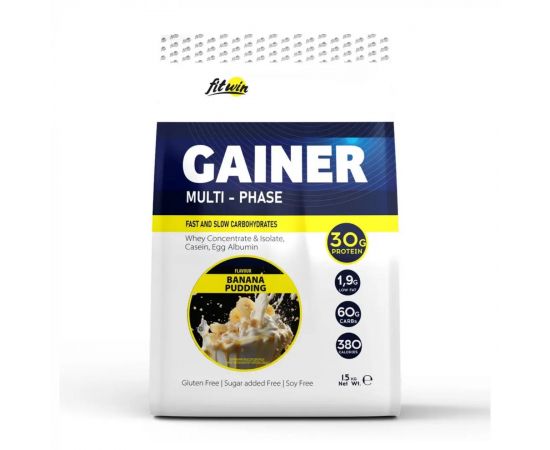 Придбати Gainer - 1500g Banana Pudding, image , характеристики, відгуки