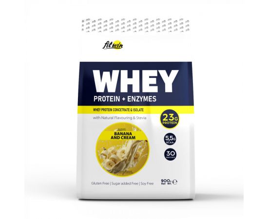 Придбати Whey - 900g Banana and Cream, image , характеристики, відгуки