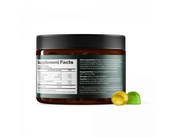 Придбати CBD Gummies Full Spectrum 750 mg Apple & Lemon - 30 gummies (10+2 в подарунок!), image , зображення 2, характеристики, відгуки