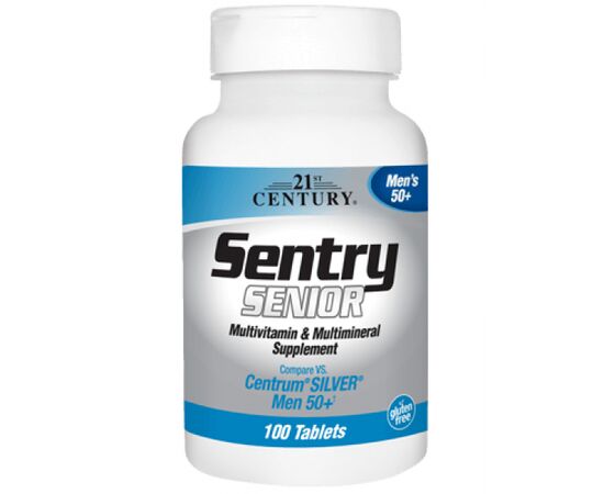 Купить Мультивитаминный комплекс  Sentry Senior Men's 50 - 100 Tabs - 21st Century, фото , характеристики, отзывы