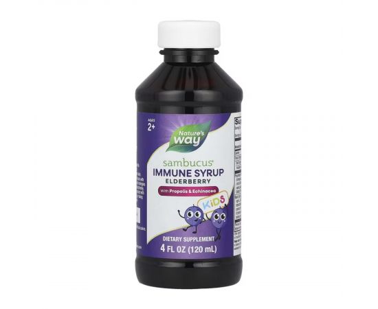 Придбати Sambucus Immune Syrup For Kids - 4 oz, image , зображення 3, характеристики, відгуки