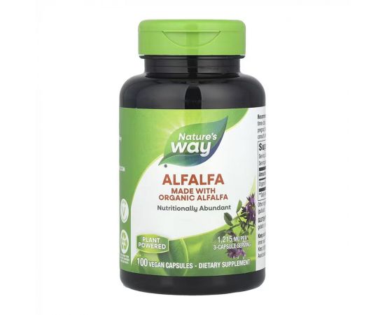 Придбати Alfalfa - 100 vcaps, image , характеристики, відгуки