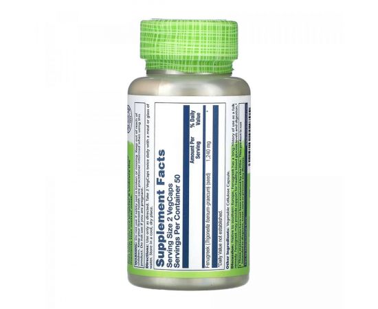 Придбати Fenugreek Seed 620mg - 100 vcaps, image , зображення 2, характеристики, відгуки