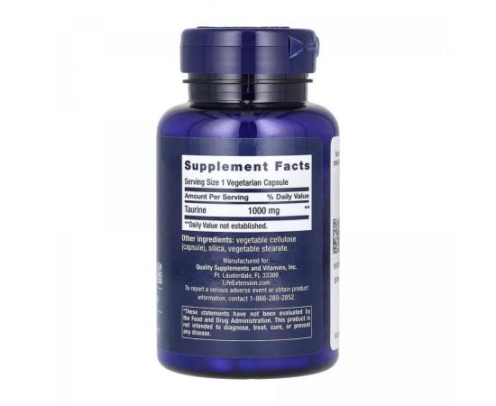 Придбати Taurine 1000mg - 90 vcaps, image , зображення 2, характеристики, відгуки