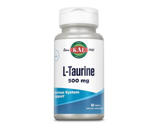 Купить L-Taurine 500mg - 60 tabs, фото , характеристики, отзывы