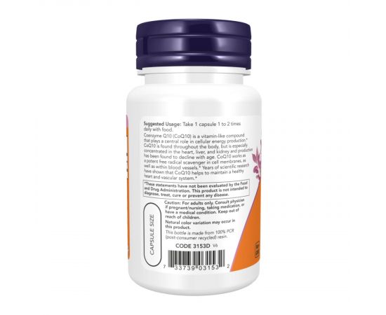 Придбати CoQ10 60mg - 180 vcaps, image , зображення 3, характеристики, відгуки