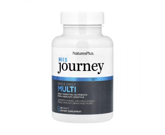 Придбати His Journey Once Daily Multi - 30 tabs, image , зображення 3, характеристики, відгуки