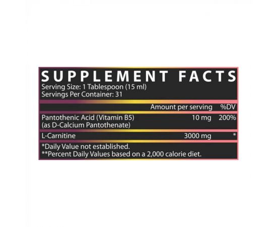 Купить Liquid L-Carnitine 3000 - 465 ml Passionfruit Guava, фото , изображение 2, характеристики, отзывы