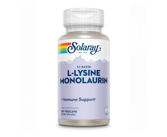 Придбати L-Lysine Monolaurin 1:1 - 60 vcaps, image , характеристики, відгуки