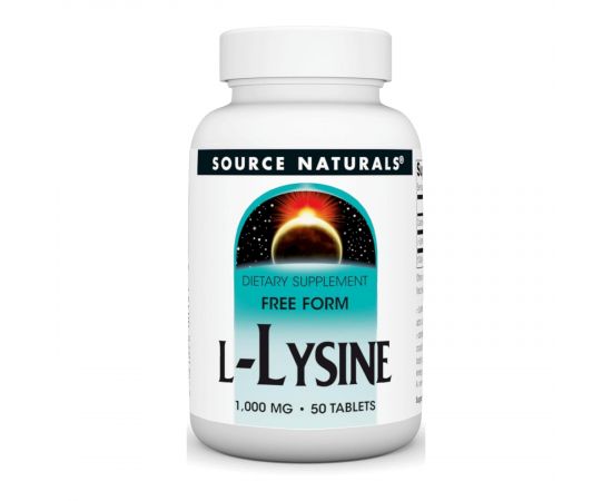 Придбати L-Lysine 1000mg - 50 tabs, image , характеристики, відгуки