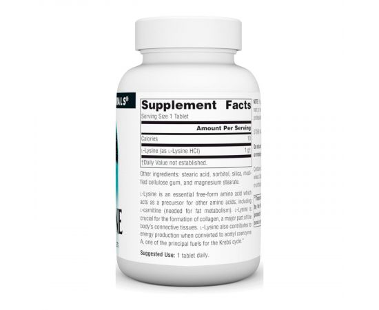 Придбати L-Lysine 1000mg - 50 tabs, image , зображення 2, характеристики, відгуки