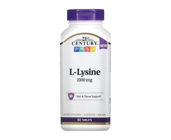 Придбати L-Lysine 1000 mg - 90 tabs, image , характеристики, відгуки