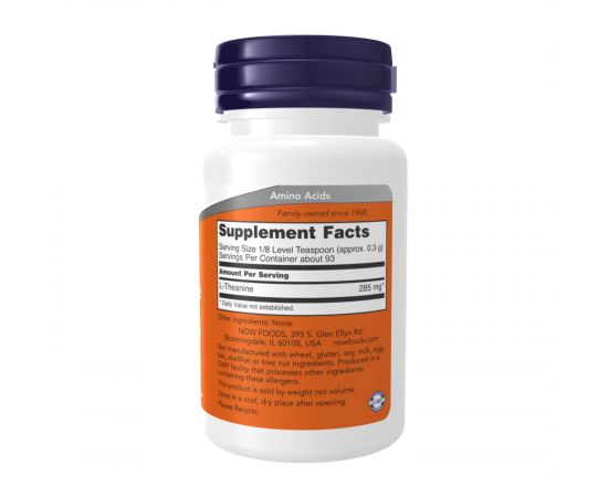 Придбати L-Theanine Powder - 28g, image , зображення 2, характеристики, відгуки