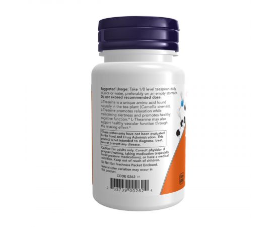 Придбати L-Theanine Powder - 28g, image , зображення 3, характеристики, відгуки