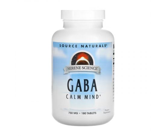 Придбати Serene Science® GABA 750 mg - 180 tabs, image , характеристики, відгуки