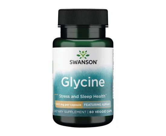 Придбати Glycine 500mg - 60 vcaps, image , характеристики, відгуки