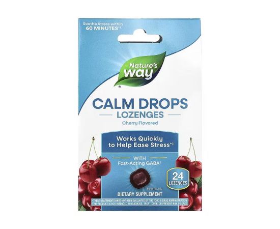 Придбати Calm Drops - 24 lozenges Cherry, image , характеристики, відгуки