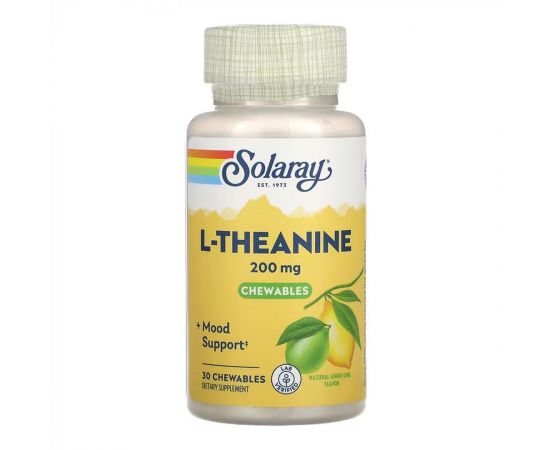 Придбати L-Theanine 200mg - 30 chewables, image , характеристики, відгуки