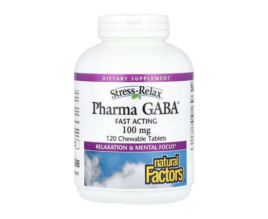 Придбати Stress-Relax® Pharma GABA® 100mg - 120 tabs, image , характеристики, відгуки