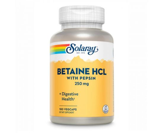 Придбати Betaine HCl 250mg - 180 vcaps, image , характеристики, відгуки