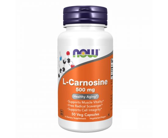 Придбати Carnosine 500mg - 50 vcaps, image , характеристики, відгуки