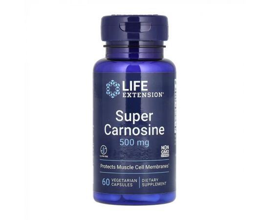 Придбати Super Carnosine 500 mg - 60 vcaps, image , характеристики, відгуки