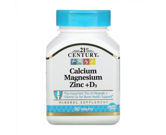 Придбати Cal Mag Zinc + D - 90 tabs, image , характеристики, відгуки