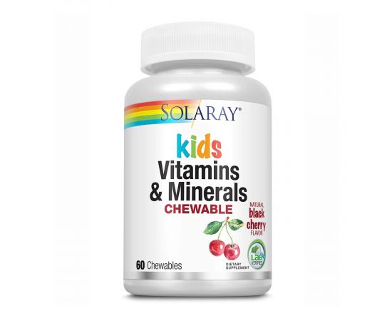 Придбати Kids Vitamins & Minerals - 60 chewables Black Cherry, image , характеристики, відгуки